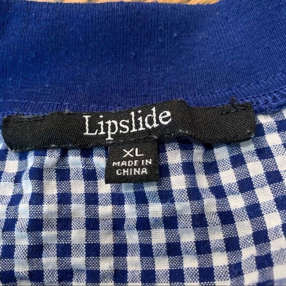 Lipslide Seersucker blue & white appliquéd Jacket - Picture 5 of 6